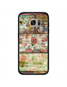 Coque Lady Rococo Bois Fleur pour Samsung Galaxy S7 Edge...