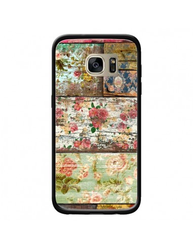 Coque Lady Rococo Bois Fleur pour Samsung Galaxy S7 Edge - Maximilian San