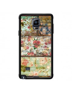 Coque Lady Rococo Bois Fleur pour Samsung Galaxy Note 4 -...