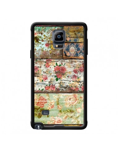Coque Lady Rococo Bois Fleur pour Samsung Galaxy Note 4 - Maximilian San