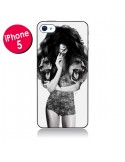 Coque iPhone 5/5S et SE Femme Lion - Jenny Liz Rome