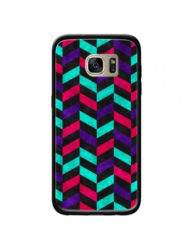 Coque Azteque Geometric Mundo pour Samsung Galaxy S7 Edge - Maximilian San