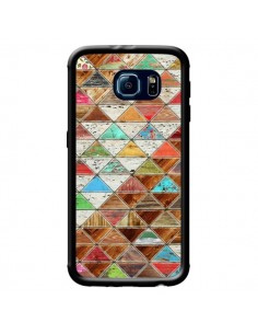 Coque Love Pattern Triangle pour Samsung Galaxy S6 -...
