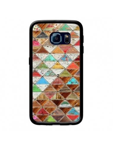 Coque Love Pattern Triangle pour Samsung Galaxy S6 Edge - Maximilian San