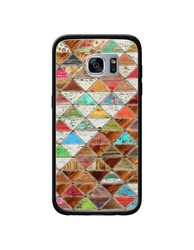 Coque Love Pattern Triangle pour Samsung Galaxy S7 - Maximilian San