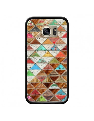 Coque Love Pattern Triangle pour Samsung Galaxy S7 Edge - Maximilian San