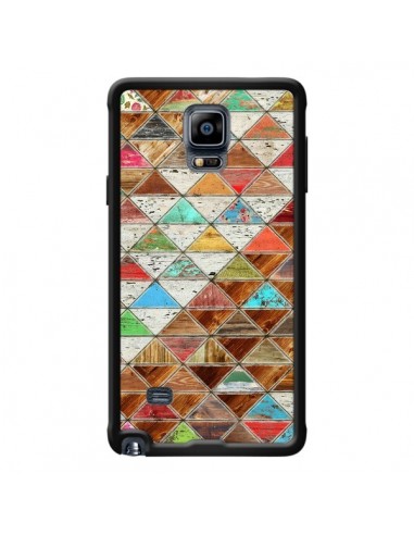 Coque Love Pattern Triangle pour Samsung Galaxy Note 4 - Maximilian San