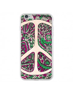Coque iPhone 6 Plus et 6S Plus Peace and Love Azteque...