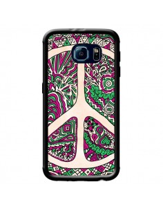 Coque Peace and Love Azteque Vainilla pour Samsung Galaxy...
