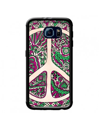 Coque Peace and Love Azteque Vainilla pour Samsung Galaxy S6 - Maximilian San