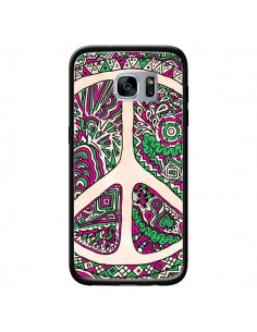 Coque Peace and Love Azteque Vainilla pour Samsung Galaxy...