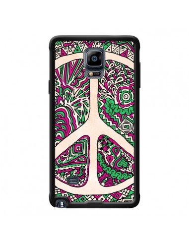 Coque Peace and Love Azteque Vainilla pour Samsung Galaxy Note 4 - Maximilian San