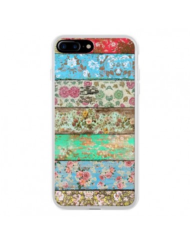 Coque iPhone 7 Plus et 8 Plus Rococo Style Bois Fleur - Maximilian San