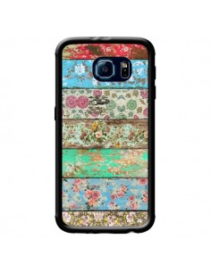 Coque Rococo Style Bois Fleur pour Samsung Galaxy S6 -...