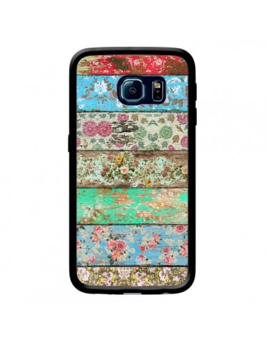 Coque Rococo Style Bois Fleur pour Samsung Galaxy S6 Edge - Maximilian San