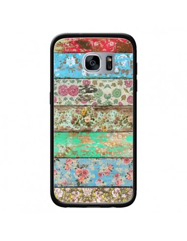 Coque Rococo Style Bois Fleur pour Samsung Galaxy S7 - Maximilian San