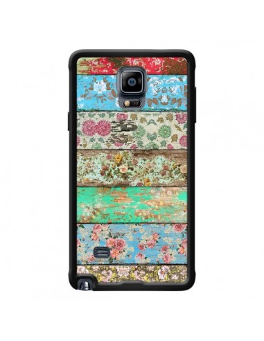 Coque Rococo Style Bois Fleur pour Samsung Galaxy Note 4 - Maximilian San