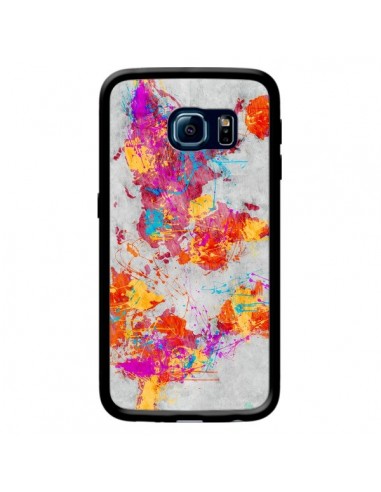 Coque Terre Map Monde Mother Earth Crying pour Samsung Galaxy S6 Edge - Maximilian San