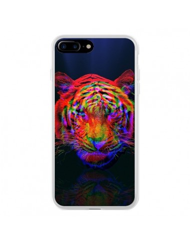 Coque iPhone 7 Plus et 8 Plus Tigre Beautiful Aberration - Maximilian San