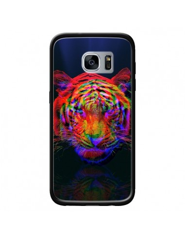 Coque Tigre Beautiful Aberration pour Samsung Galaxy S7 - Maximilian San