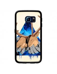Coque Cerf Triangle Seconde Chance pour Samsung Galaxy S6...