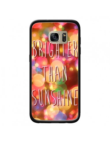 Coque Brighter Than Sunshine Paillettes pour Samsung Galaxy S7 Edge - Maximilian San