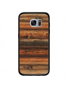 Coque Style Bois Buena Madera pour Samsung Galaxy S7 -...