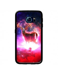 Coque Cosmic Deer Cerf Galaxy pour Samsung Galaxy S6 Edge...