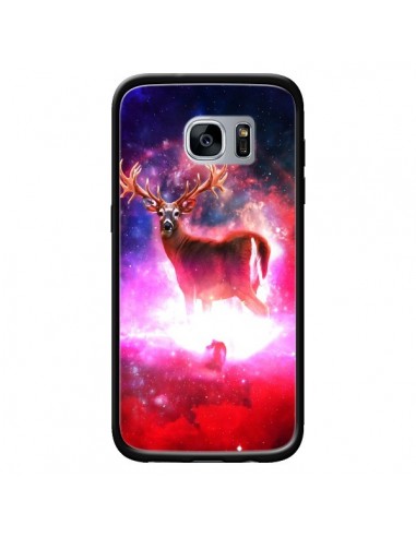 Coque Cosmic Deer Cerf Galaxy pour Samsung Galaxy S7 - Maximilian San
