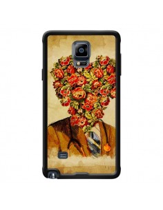 Coque Docteur Love Fleurs pour Samsung Galaxy Note 4 -...