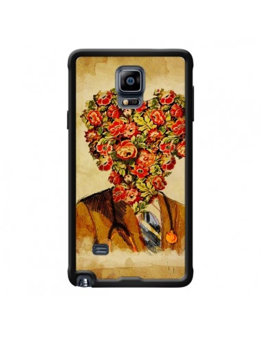 Coque Docteur Love Fleurs pour Samsung Galaxy Note 4 - Maximilian San