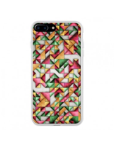 Coque iPhone 7 Plus et 8 Plus Azteque Triangle Geometric World - Maximilian San