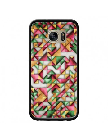 Coque Azteque Triangle Geometric World pour Samsung Galaxy S7 Edge - Maximilian San