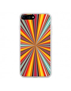 Coque iPhone 7 Plus et 8 Plus Horizon Bandes Multicolores...