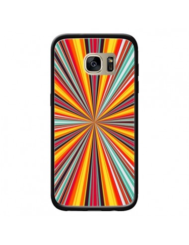 Coque Horizon Bandes Multicolores pour Samsung Galaxy S7 Edge - Maximilian San