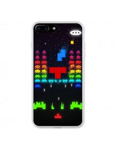 Coque iPhone 7 Plus et 8 Plus Invatris Space Invaders...