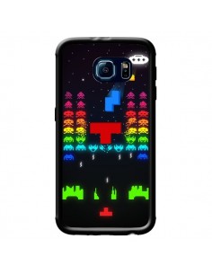 Coque Invatris Space Invaders Tetris Jeu pour Samsung...
