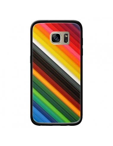 Coque Arc en Ciel Rainbow pour Samsung Galaxy S7 Edge - Maximilian San