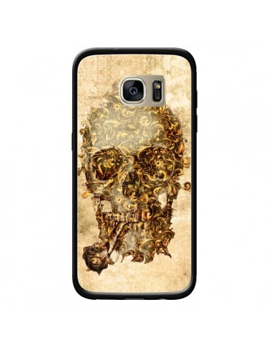 Coque Lord Skull Seigneur Tête de Mort Crane pour Samsung Galaxy S7 Edge - Maximilian San