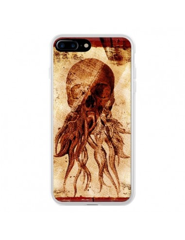 Coque iPhone 7 Plus et 8 Plus Octopu Skull Poulpe Tête de Mort - Maximilian San