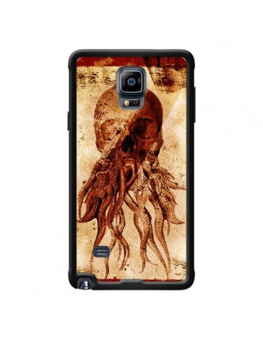Coque Octopu Skull Poulpe Tête de Mort pour Samsung Galaxy Note 4 - Maximilian San