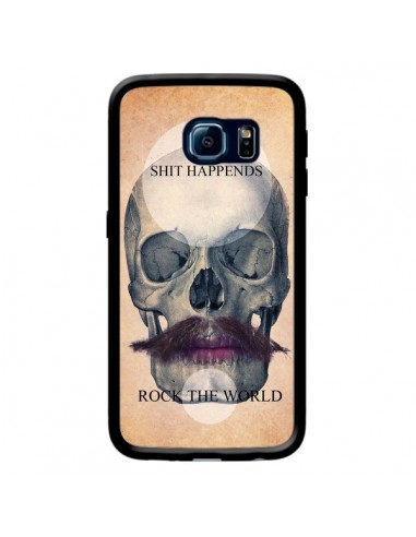 Coque Rock Skull Tête de Mort pour Samsung Galaxy S6 Edge - Maximilian San