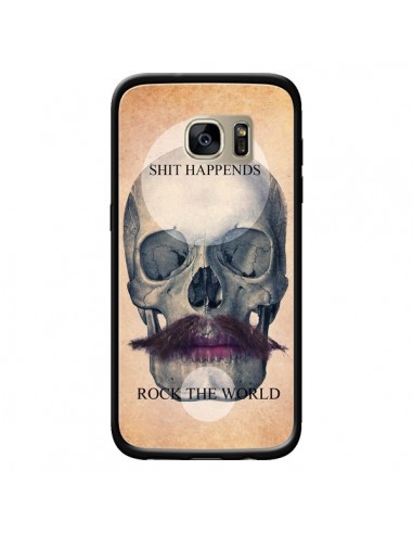 Coque Rock Skull Tête de Mort pour Samsung Galaxy S7 Edge - Maximilian San