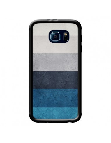 Coque Bandes Horizontales Greece Hues pour Samsung Galaxy S6 - Maximilian San