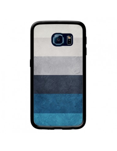 Coque Bandes Horizontales Greece Hues pour Samsung Galaxy S6 Edge - Maximilian San