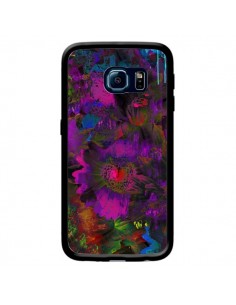 Coque Fleurs Lysergic Lujan pour Samsung Galaxy S6 Edge -...