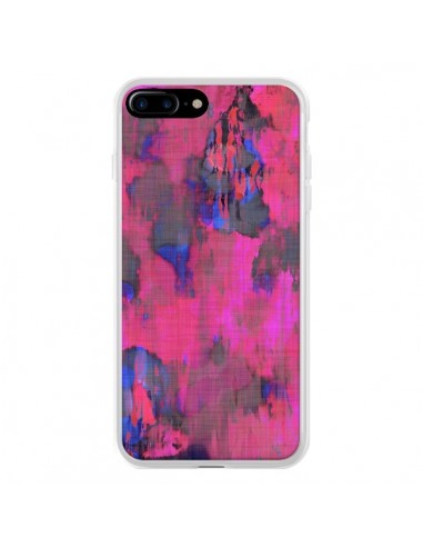 Coque iPhone 7 Plus et 8 Plus Fleurs Rose Lysergic Pink - Maximilian San