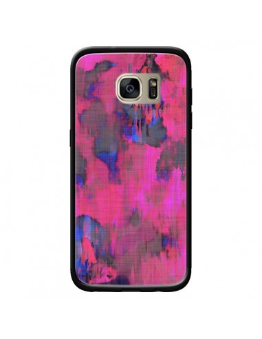 Coque Fleurs Rose Lysergic Pink pour Samsung Galaxy S7 Edge - Maximilian San