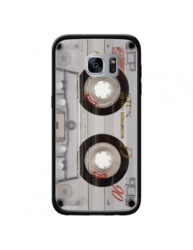 Coque Cassette Transparente K7 pour Samsung Galaxy S7 - Maximilian San