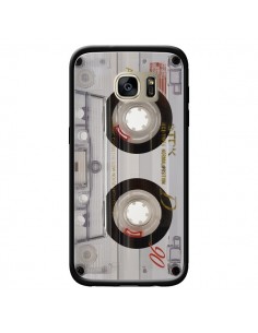 Coque Cassette Transparente K7 pour Samsung Galaxy S7...